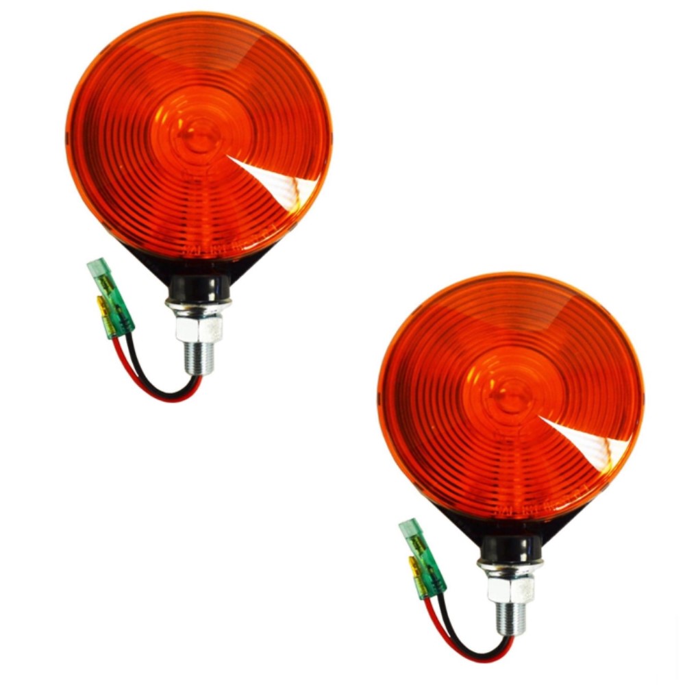 (2) Hazard Light Assembly Fits Kubota 3C08175870 M7060HD M7060HD12 M8540DT