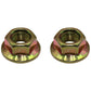 2 Repl Blade Spindle Pulley Flange Nut fits MTD 712-0417 912-0417 A 285-104