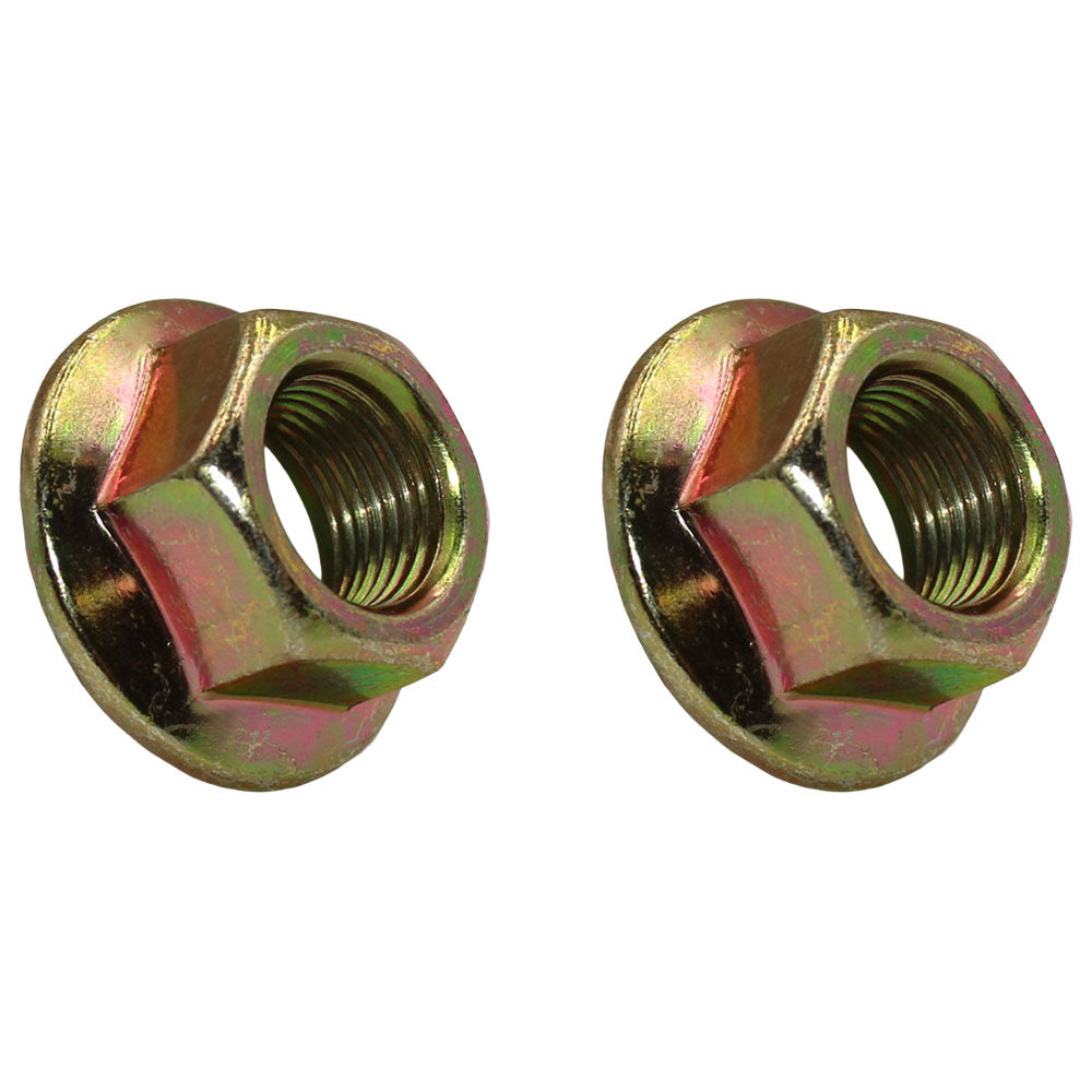2 Repl Blade Spindle Pulley Flange Nut fits MTD 712-0417 912-0417 A 285-104