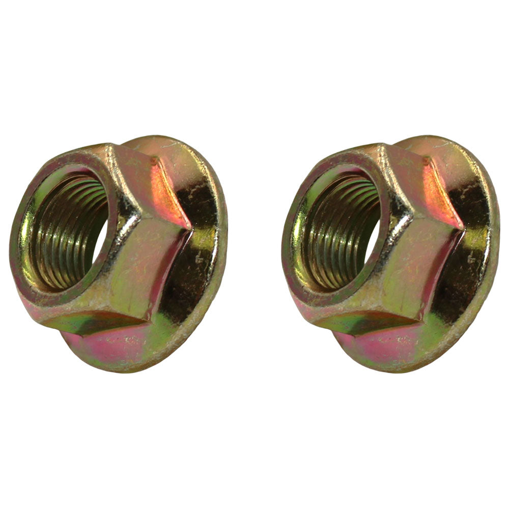 2 Repl Blade Spindle Pulley Flange Nut fits MTD 712-0417 912-0417 A 285-104