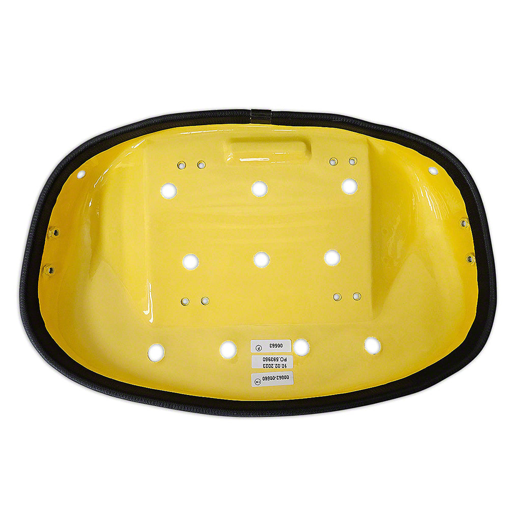 Seat 3-Piece Set Vinyl Yellow Fits John Deere 4020 7700 4230 3020
