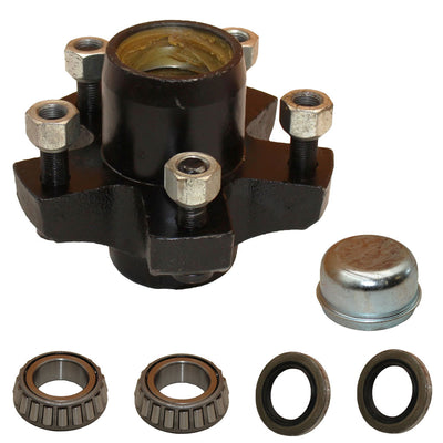 Trailer Hub Kit 2000 lbs axel 5 lug Idler Axle Boat Camper 5 x 4.5