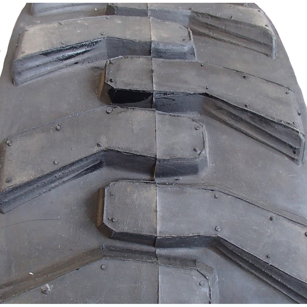2 New 12-Ply 12 x 16.5 Skid Steer Loader Tires with Rim Guard