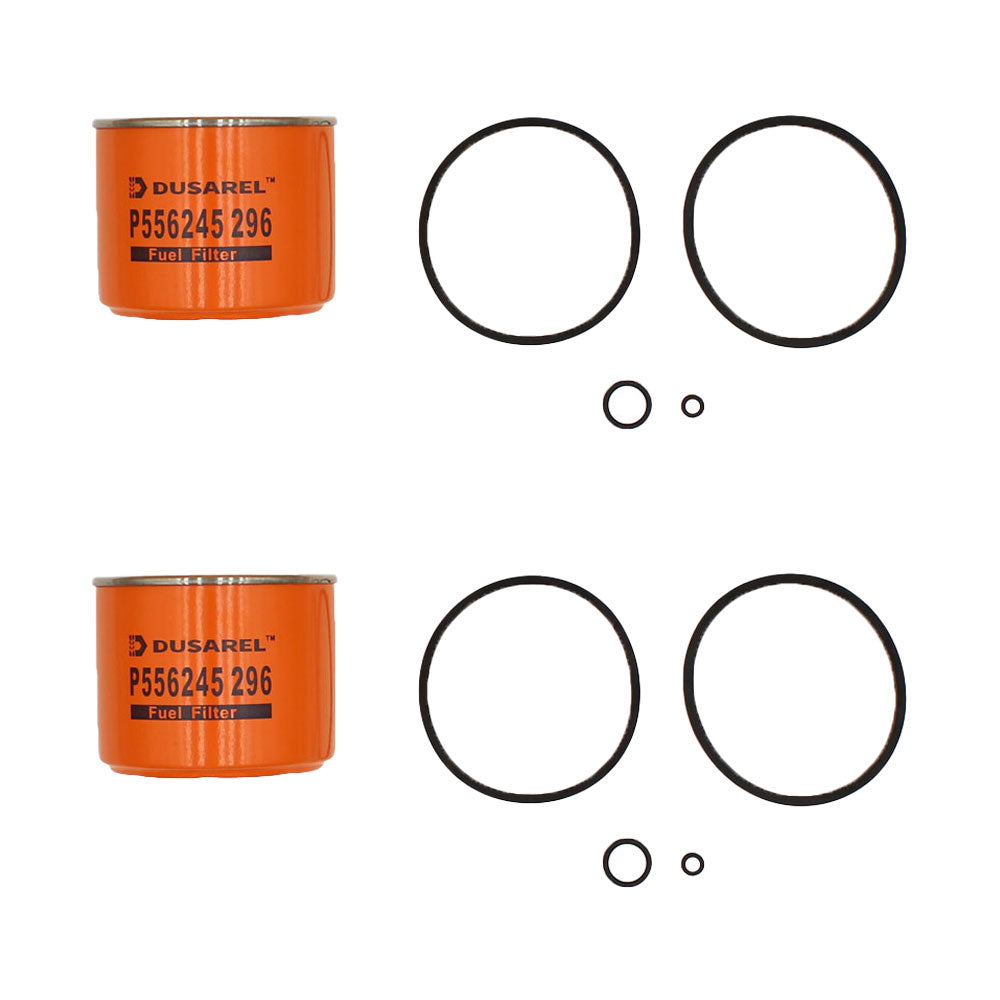 AT17387 Qty 2: Fuel Filter Fits John Deere