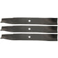 110-6837-03 Qty. 3: Lawn Mower Blade
 Fits Exmark QSS708GEM50200 QSS725GKC50200